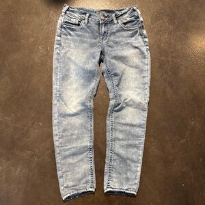 Y2K Silver Jeans Suki Straight Leg